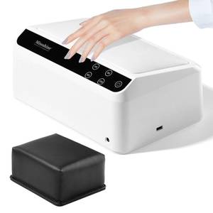 lot 311 image: Missshine UV Nail lamp 72w 66 Dual Source Beads, Large Space uv Light for Gel Nails with Tilting Hand Pillow and Smart Touch Screen, Mirror Removable Base Nail lamp with 4 timers and Built-in USB - Retail $80