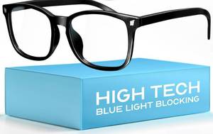 lot 355 image: livho High Tech Blue Light Glasses - Advanced Blue Light Blocking Computer Glasses - Screen Fatigue & UV Protection - Retail $17