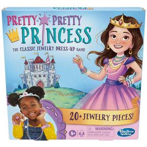 lot 377 image: Pretty Pretty Princess Board Game, Classic Jewelry Dress-Up Games for Kids, Family Games for 2-4 Players, Kids Board Games, Ages 5 and Up - Retail $18