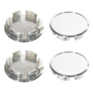 lot 405 image: DewFlew 4Pcs Open End Plus Plug Center Caps for EZ Lube Outer 56.5mm(2.22in) Inner 47.4mm(1.87in) Chrome Plastic Hub Caps - Retail $23