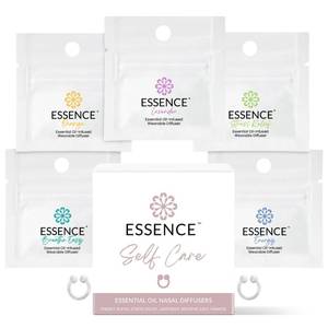 lot 424 image: Four Pack Essence Nasal Diffuser Self Care Bundle �� Essential Oil Silicone Nose Rings for Stress, Energy & Mental Clarity �� Wearable Aromatherapy Pack for Wellness & Mood Balance - Retail $22