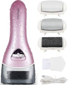 lot 20930 image: Electric Feet Callus Removers Rechargeable,Portable Electronic Foot File Pedicure Tools, Electric Callus Remover Kit,Professional Pedi Feet Care Perfect for Dead,Hard Cracked Dry Skin - Retail $24