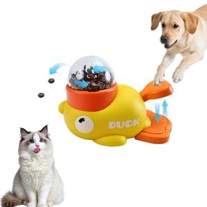 lot 21015 image: Duck Treat Dispenser for Dogs to Train Problem-Solving Skills,Dog Slow Feeder Puzzle Toy Prevents Bloating, Interactive Treat Dispensing Toy for Small Cats,Dogs,Other Pets - Retail $14