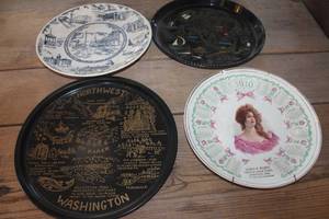 lot 1005 image: AntiqueVintage Dcor Plates