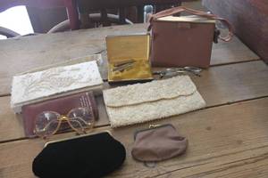 lot 1056 image: Vintage Purses, Glasses and More