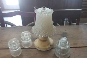 lot 1062 image: Vintage Light Fixture and More