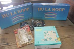 lot 1071 image: NIB Hula Hoops, McDonalds Toys & More