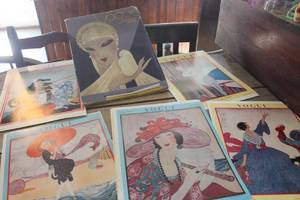 lot 1098 image: Vintage Vogue Poster Book