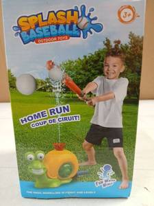 lot 24812 image: Splash Baseball Outdoor Water Toy with Snail Sprinkler - Retail $15