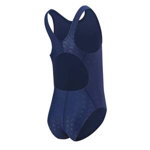 lot 28995 image: J.E. Sterguard Athletic Girls One Piece Swimsuit with Lining to Prevent Transparency - Navy Blue - Size 14 - Retail $20