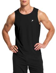 lot 29015 image: DEMOZU Mens Workout & Swim Tank Top Sleeveless Quick-Dry Moisture-Wicking Athletic Shirt (Big & Tall), Black, S - Retail $18