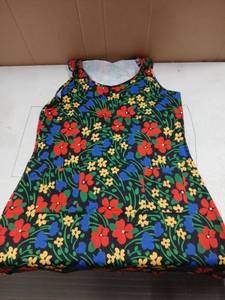 lot 29031 image: Camssoo Womens Summer Dress Sleeveless Scoop Neck Boho Floral Sundress with Pockets XL