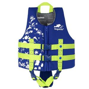 lot 29049 image: Gogokids Toddler Swim Vest, Kids Floaties Boys & Girls Buoyancy Jacket for Pool & Beach, Fits 2-8 Years  22-60 lbs - Retail $34