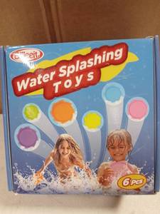 lot 29054 image: Water Splashing Toys 6 Piece Set - Retail $8