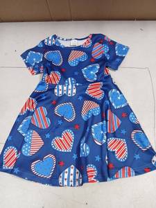 lot 29139 image: Girls Patriotic Dress Small