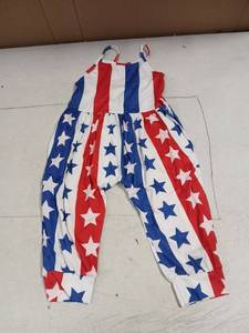 lot 29140 image: Girls Patriotic Romper Size 100