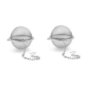 lot 30995 image: 2PCS Premium Tea Infusers for Loose Leaf Tea - Upgraded Tea Strainers and Tea Balls for Flavoring Herbal Spices and Seasonings - Retail $5