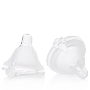 lot 31001 image: Evenflo Feeding Balance Plus Wide Neck Nipples for The Balance Plus Wide Neck Baby Bottles - Helps Reduce Colic - Fast FlowX-Cut, 8 Months and Up (Pack of 2) - Retail $10