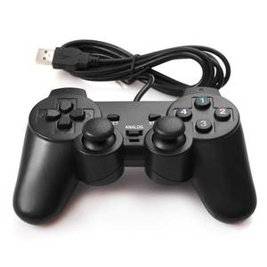 lot 31021 image: USB Wired Game Controller for Windows PCRaspberry Pi Remote Controller Gamepad Gaming Joystick Dual Vibration Joypad for Laptop Desktop Computer(Windows 111087) & SteamRobloxRetroPieRecalBox - Retail $18