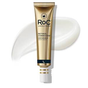 lot 31035 image: RoC Retinol Correxion Night Cream for Deep Wrinkles, Anti Aging Skincare Treatment Women and Men, 1.0 oz (Packaging May Vary) - Retail $22