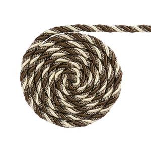 lot 31058 image: BEL AVENIR Twisted Cord, 0.43 inch 10Yards Cord Trim Basic Sewing Luxury Multicolor Handmade Crafts Nylon Cord for DIY, Home Decor, Embellishment(Dark Coffee) - Retail $18