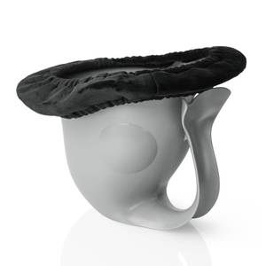 lot 31077 image: EASICOZI Potty for Newborn Baby Potty Training for Diaper Free Baby Elimination Communication Indoor & Outdoor Attractive Fish Shape (Grey) - Retail $19