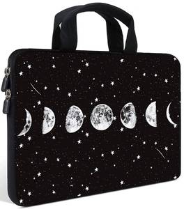 lot 31103 image: AMARY Laptop Sleeves 11.6 12 Laptop Handle Bag Neoprene Notebook Carrying Pouch Chromebook Sleeves case Ultrabook Case Tablet Cover Fit Apple MacBook Air HP DELL Lenovo Asus for Men Women (Moon) - Retail $15