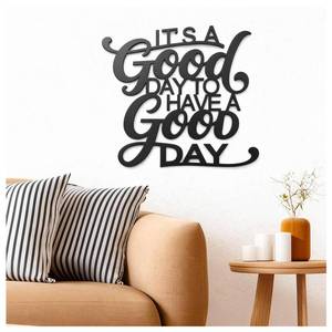 lot 31105 image: MDFUGEG Motivational Metal Wall Decor - Inspirational Wall Art with Positive Affirmations for OfficeLiving Room,Encouragement Gifts - Retail $12