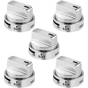 lot 31115 image: AMI PARTS (5 Pack AEZ73453509 Oven Range Stove Knobs Fit for L-G Stove Knob LRG3095ST LRG3091ST LDG3036ST LRG3194ST, Replaces 2347547 AEZ72909008 AP5669773 - Retail $20