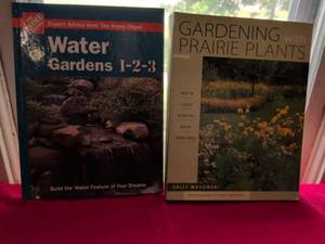 lot 12 image: Gardening Books Set - Water Gardens and Prairie Plants