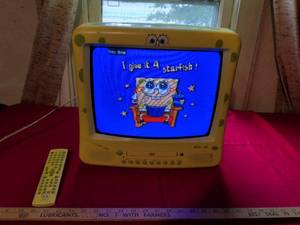 lot 63 image: SpongeBob SquarePants TV DVD Combo with Remote