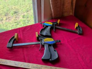 lot 103 image: Quick-Grip Bar Clamps Set of 2