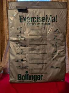 lot 122 image: Bollinger ExerciseMat 5 Steps to Fitness Workout Mat