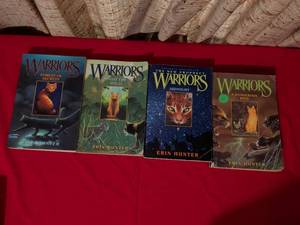 lot 134 image: Warriors Book Series by Erin Hunter Set of 4 Books