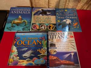 lot 143 image: Ocean and Marine Life Childrens Book Collection
