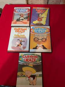 lot 171 image: Cartoon Craze Classic Animation DVD Collection - 5 Disc Set