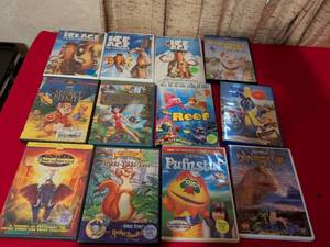 lot 173 image: Childrens Animated Movie DVD Collection