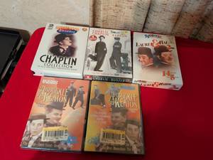 lot 187 image: Classic Comedy DVD Collection - Charlie Chaplin, Buster Keaton, Laurel and Hardy