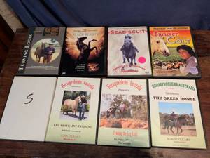 lot 206 image: Horse Training and Classic Horse Movie DVD Collection