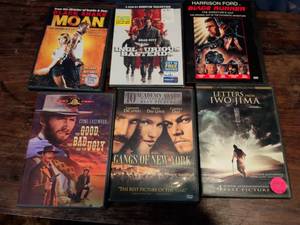 lot 208 image: Classic Action Movie DVD Collection - 6 Films