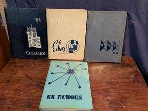 lot 216 image: 1960s High School Yearbook Collection Echoes