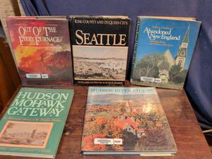 lot 221 image: Historical Regional America Book Collection - 5 Illustrated Hardcover Books
