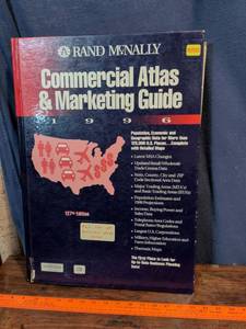 lot 229 image: Rand McNally Commercial Atlas & Marketing Guide 1996 127th Edition