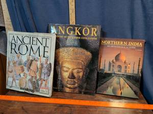 lot 232 image: Lot of 3 Historical Archaeology Books - Ancient Rome, Angkor, Northern India