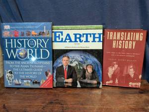 lot 257 image: History Book Collection Bundle - World History, Earth Guide, and Translating History