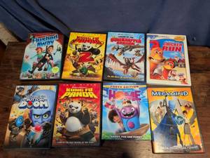lot 284 image: DreamWorks Animated Movies DVD Collection - 8 Film Bundle