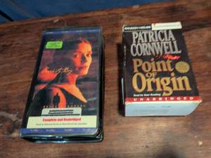 lot 293 image: Patricia Cornwell Point of Origin Audiobook Cassette Set