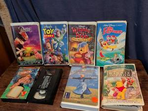 lot 300 image: Classic Disney VHS Movie Collection