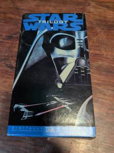 lot 314 image: Star Wars Original Trilogy VHS Box Set - A New Hope, Empire Strikes Back, Return of the Jedi
