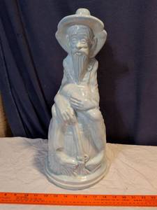 lot 324 image: Ceramic Figurine of Bearded Man with Hat